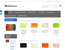 Tablet Screenshot of fursuitsupplies.com